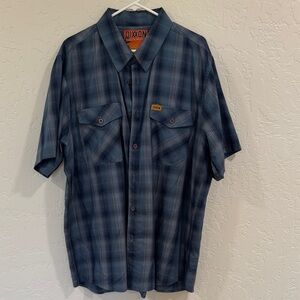 DIXXON Bamboo Blue Button Down 2X